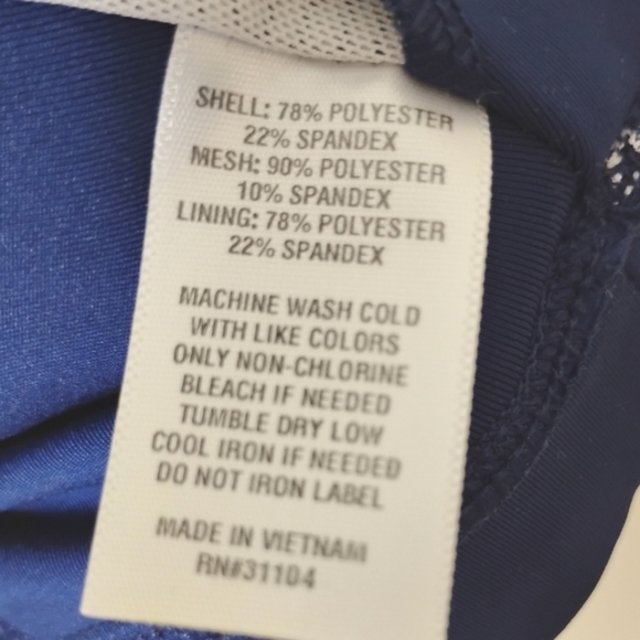 Zelos Sports Bra Black & Blue Set of 2 Medium Impact Size Small NWT - Picture 7 of 11